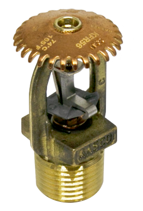 Quick Response Pendent Brass Sprinkler - F1FRXLH42 (SIN: RA1413)