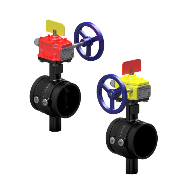 Product image for Model REL363GT and REL363GTC Butterfly Valve Grooved Tapped Body
