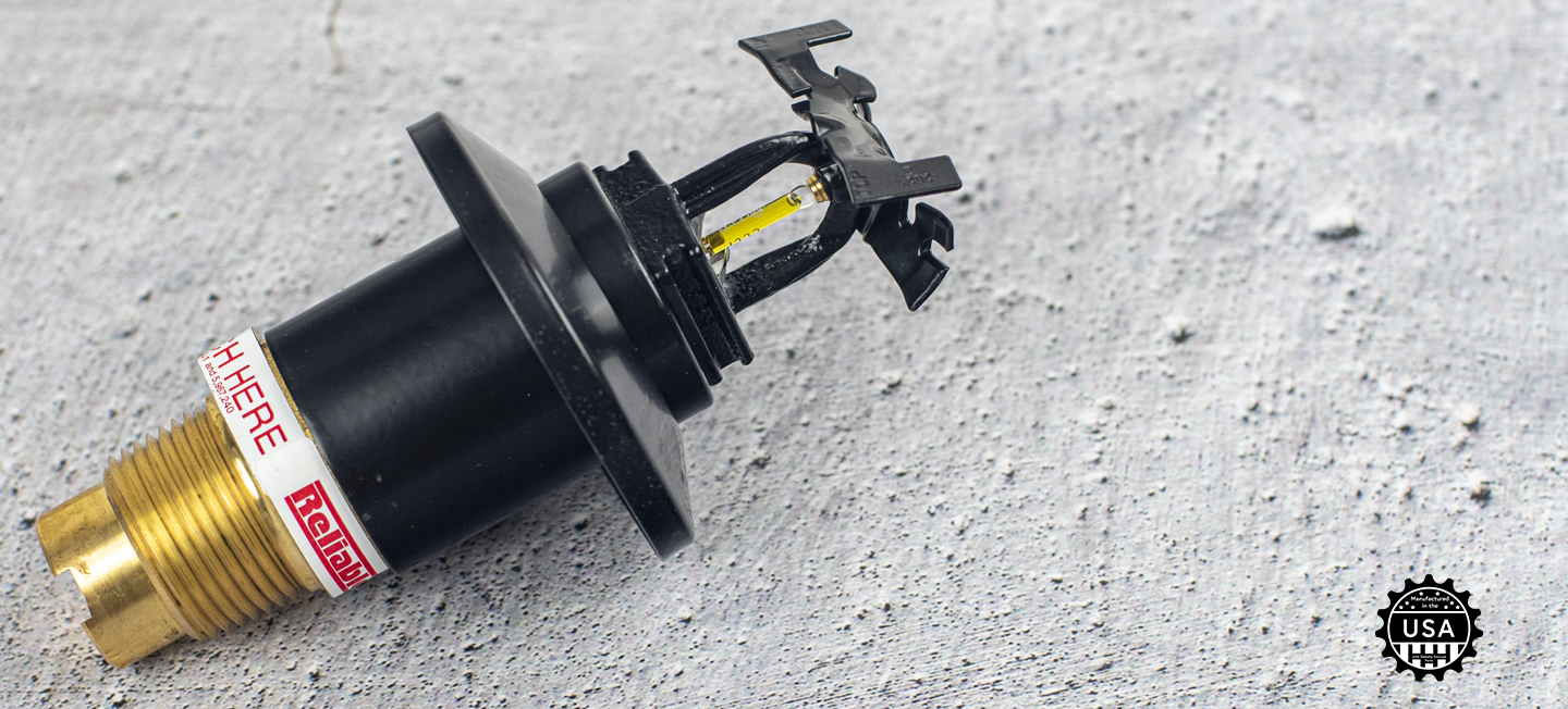 Reliable Black Dry Sprinklers, custom made to order by RASCO