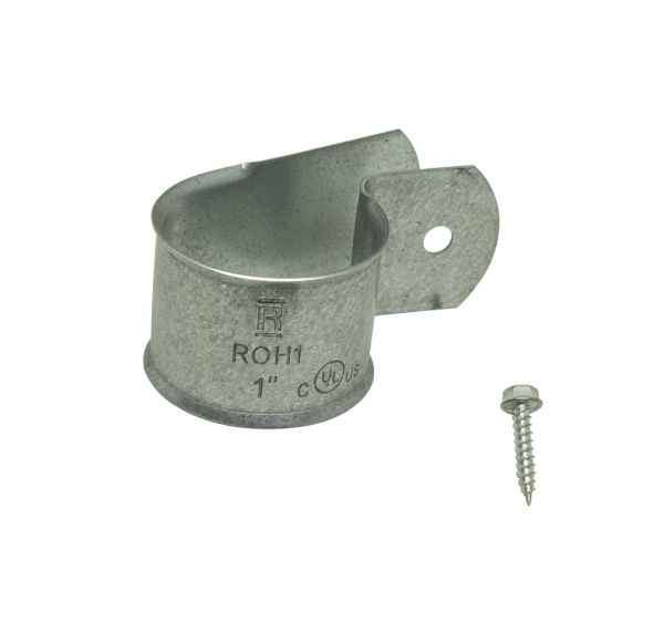 Product image for Model ROH1 One-Hole Wrap Around CPVC Pipe Strap